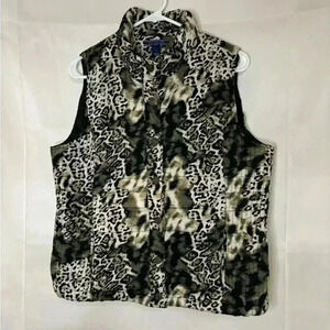 Womens size large bandolino brand puff vest, #j375